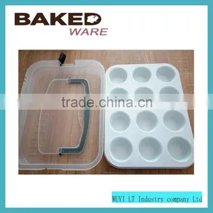 Custom Made Cup Cake Pan Muffin Baking Pan Cake Pan With Lid thumbnail-5