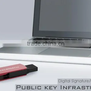ESECU Customized Metal Casing USB Security Dongle Etoken Cryptograhic Key Digital Certificate thumbnail-2