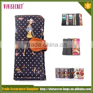 2016 High-end Best Promotional Nylon Travel Bright Color Wallets thumbnail-3
