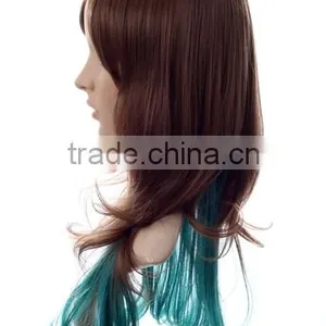 Factory Price Cheap Full Lace Wig Synthetic Long Wig Display Mannequin Head Wig thumbnail-3