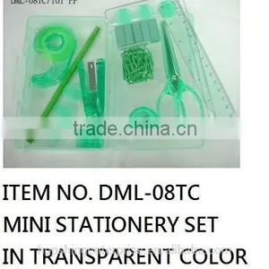 Mini Stationery Set in Transparent Color thumbnail-1