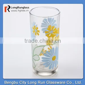 LongRun Bengbu 240ml Colour Frosted Drinking Glass Tea Cup thumbnail-1