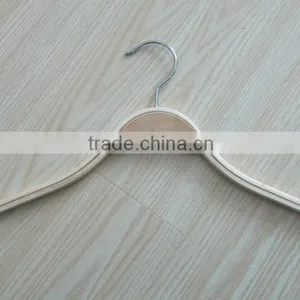 Head Laminated Wooden Hanger , Natural Color Shirt Hanger Hot Sale thumbnail-1
