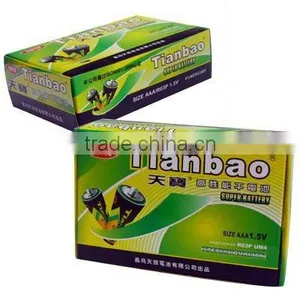 Zinc Carbon Battery Size c 1.5v R14P/R03P/R6P/R20P thumbnail-1