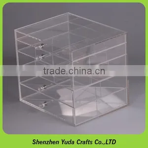 Acrylic Makeup Case Cosmetic Organizer Acrylic Jewelry Box With Drawers thumbnail-1