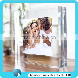Desktop True Love Family Friendship Acrylic Photo Picture Frame Magnetic Sign Holder Cheap High Quality for Sale thumbnail-1