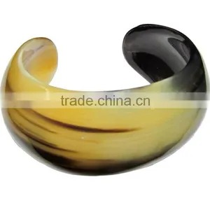 Bracelets Wholesale/High Quality Buffalo Horn Fashion Hot Sale Horn Cufflinks Wholesale thumbnail-3