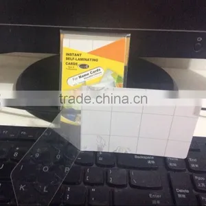 71 x 105mm Name Cards Self- Sealing Adhesive Luggage Tags, Business Name Cards Film Pouches Luggage Tags thumbnail-3