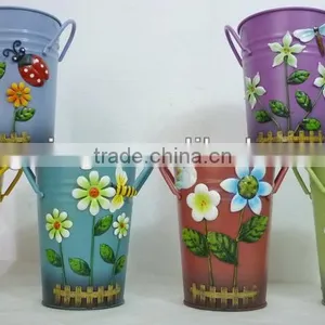 Decorative Metal Flower Pots thumbnail-1
