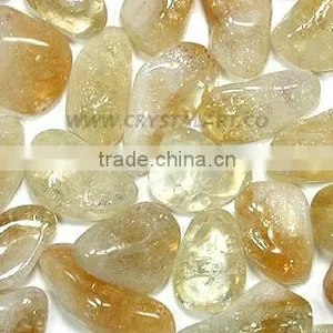 Citrine Tumbled Pebbles Stone thumbnail-1