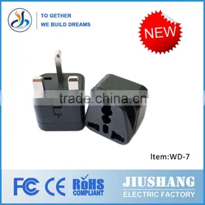 Universal EU US AU to UK Converter UK 3 Pin AC Power Plug thumbnail-1