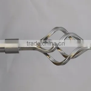Forged Iron Birdcage Window Drapery Rod Set thumbnail-3