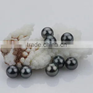 9-9.5mm AAA Beautiful Peacock Good Quality Natural Loose Tahiti Pearl thumbnail-3