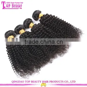 Qingdao Factory Malaysian Virgin Afro Kinky Human Hair Weave Natural Black Kinky Curly Hair thumbnail-5