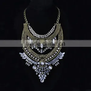 Trendy Vintage Anti Gold Sivler Plated Necklaces 2015 thumbnail-1