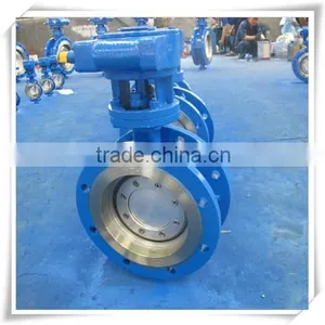 Trade Assurance Metal Seat Flange Triple Eccentric Butterfly Valve thumbnail-1