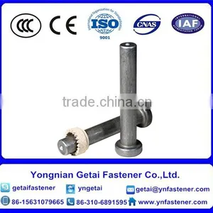 Welding Screws/studs ,Shear Studs,welded Studs, Weld Studs,DIN933/931 HDG / Galvanized With Black /yellow Zinc Plated/blue White thumbnail-6