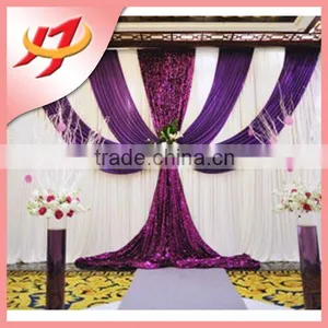 100% Polyester Solid Dyed Duchess Pure Satin Silk Fabric Wedding Decoration thumbnail-5