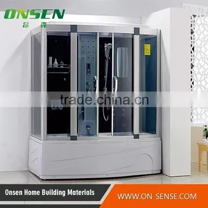 Large Rectangle Shower Cabin With Steam and Massage thumbnail-1