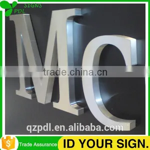PDL 3D Built Up Stainless Steel Letters With Brass Finished thumbnail-2