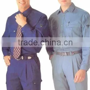 HOT Tailored Long Sleeve Man's Shirt Formal Uniform thumbnail-1