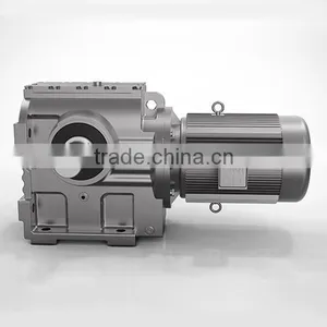 China Manufacturer Guomao S Series Helical Worm Ratio Reduction Gear Box for Cement Mill thumbnail-3