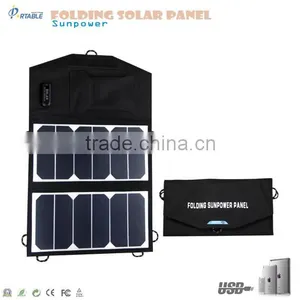 Hot Selling Folding 13W Sunpower Solar Panel Solar Mobile Charger thumbnail-2