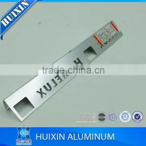 Chrome Anodized Aluminum Wall Tile Trim Ceramic Metal Tile Trim thumbnail-2