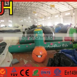 0.9mm PVC Tarpaulin Cheap Inflatable Floating Water Park Rides For Sale thumbnail-1