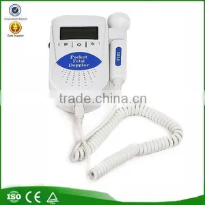 Fetal Heart Rate Monitor Type Pocket Portable Pregnant Low Price Color Ultrasonic Diagnostic Baby Heart Beat Fetal Doppler thumbnail-1