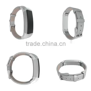 High Quality Watchbands Colors Luxury Genuine Leather Band Strap Bracelet For Fitbit Alta Tracker thumbnail-4