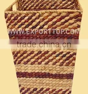 High Quality Water-hyacinth Basket ( Website:July.etop) thumbnail-1