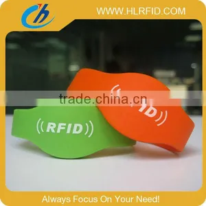 LF TK4100 Rfid Chip, Pvc Rfid Wristband/bracelet for Events thumbnail-2