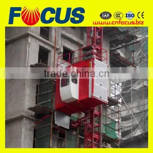 1000kg/2000kg Single/double Cage Rack and Pinion Lift/rack and Pinion Hoist/rack and Pinion Elevator/rack and Pinion Lifter thumbnail-2