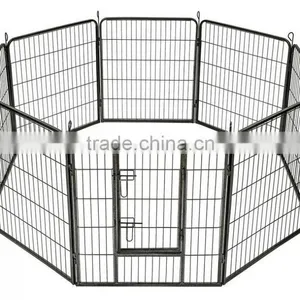 8 Panels Heavy Duty Pet Play Dog Cage thumbnail-5