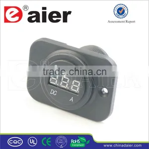 Car DC Digital Power Outlet Automotive Ammeter Socket thumbnail-1