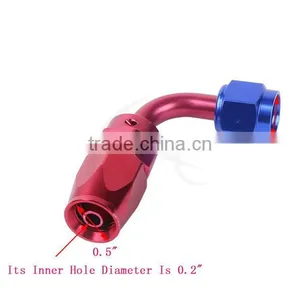 AN -4 AN4 Hose End Fittings Adaptor Swivel 90 Degree Nitrous thumbnail-1