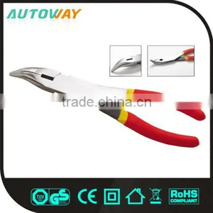 8" High Leverage Bent Nose Pliers thumbnail-1