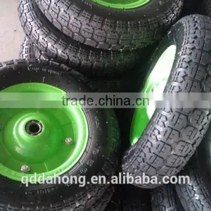 Rubber Wheel for Wheelbarrow Size 350-7 , Rubber Tire and Wheel,wheelbarrow Wheel thumbnail-3
