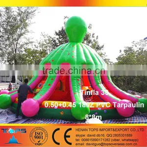 Inflatable Bouncer Octopus Tinfla 36 in PVC Tarpaulin Cute Devilfish thumbnail-3