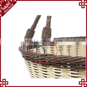 Guangxi Factory Widely Use Storage Handwoven Basket Boutique Display Rack thumbnail-6