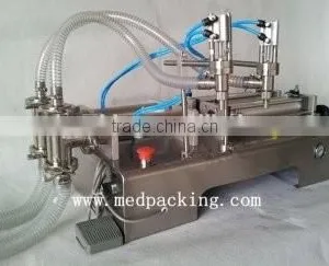 5-100ml Double Head Liquid Softdrink Pneumatic Filling Machine thumbnail-1