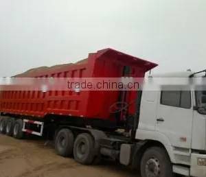 SINOTRUK China Manufacturer HOWO 3 Axle Tipping Trailer thumbnail-1