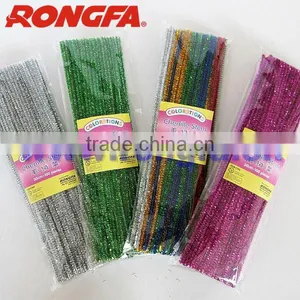 High Density Various Colors Tinsel Chenille Stems thumbnail-6