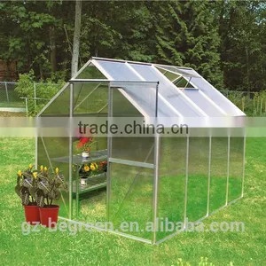 PC Sheet, Aluminum Frame Garden Greenhouse With Slide Door thumbnail-2