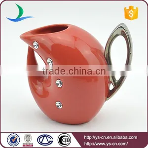 Home and Hotel Decorative Red Porcelain Coffee Tea Set thumbnail-5