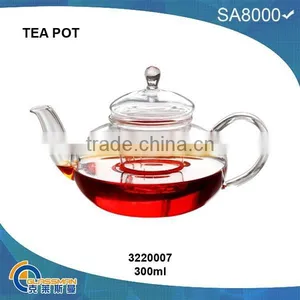 TP007A(300ML),heat Resistant Glass Teapot thumbnail-1