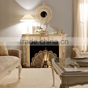 Victoria Style Carved Wooden Uphostered Bed, Ornate Design Children Bedroom Furniture Set, Child/Kid's Bed Set thumbnail-5