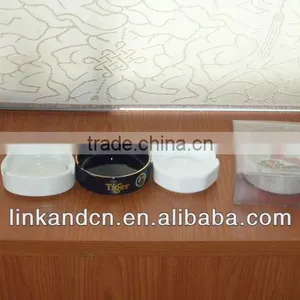 Haonai 2014 White Blank Ceramic Ashtray for Sale thumbnail-1