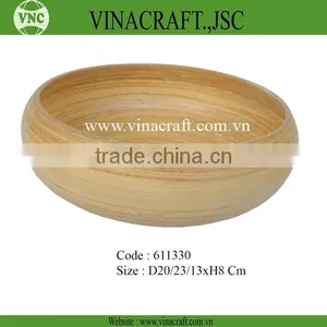 High Quatily Spun Bamboo Bowl for Fruit thumbnail-1